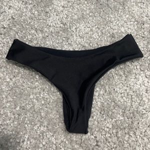 Black bikini bottoms